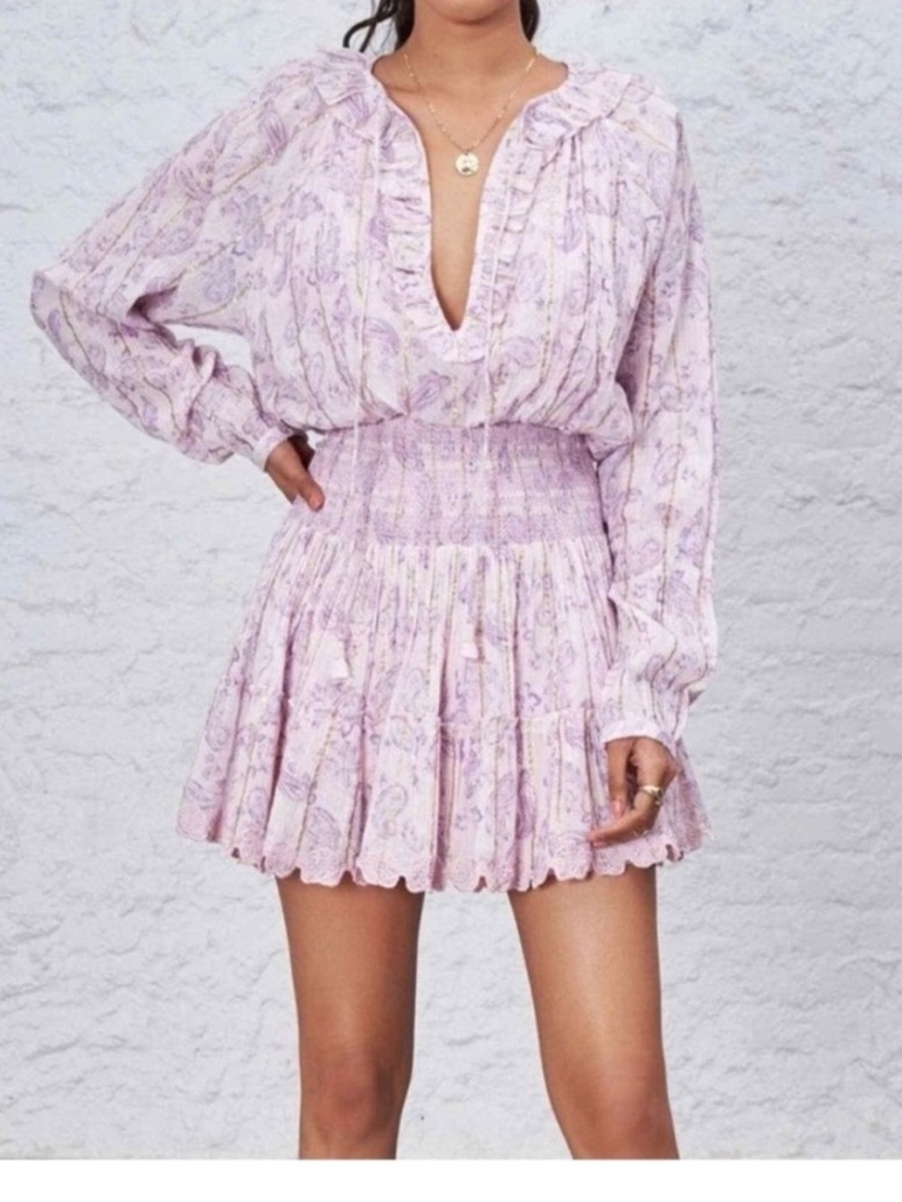House of Harlow Ajay Dress Coquette Fairy Cottagecore Romantic Feminine Ethereal